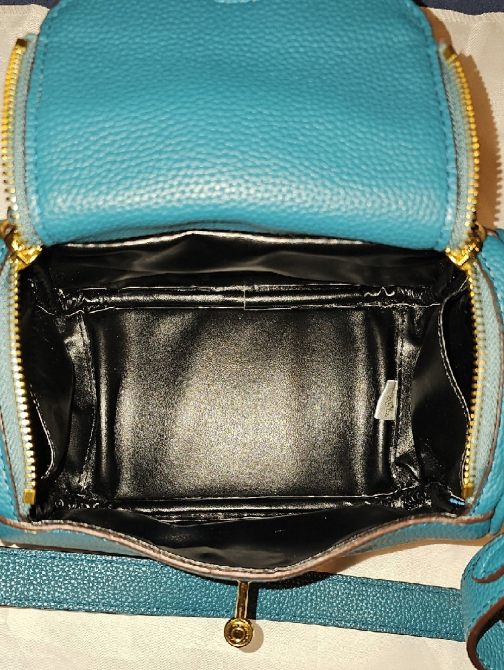 Teal Crossbody Shoulder Bag - Picture 4 of 4